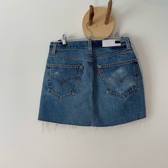 Re/Done jeans skirt - Picture 3 of 6
